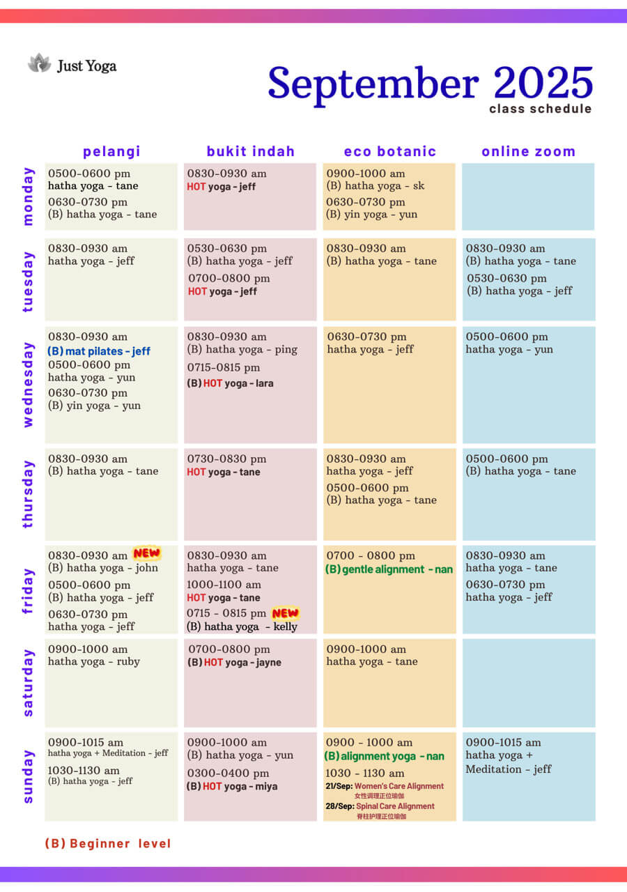 Class Schedule